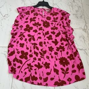 Kate Spade Splash Flutter Sleeve Top